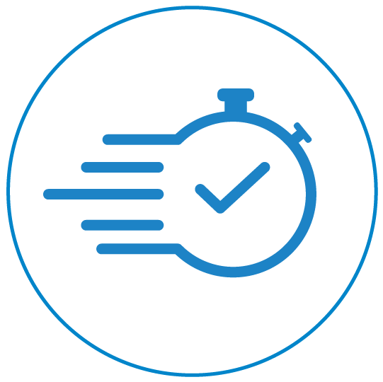 Przyspieszenie produkcji - ikona