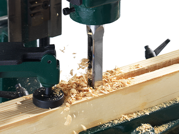 Dłutowanie drewna na FM25 Record Power