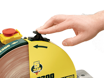 Hamulec ręczny w szlifierce DS300 Record Power