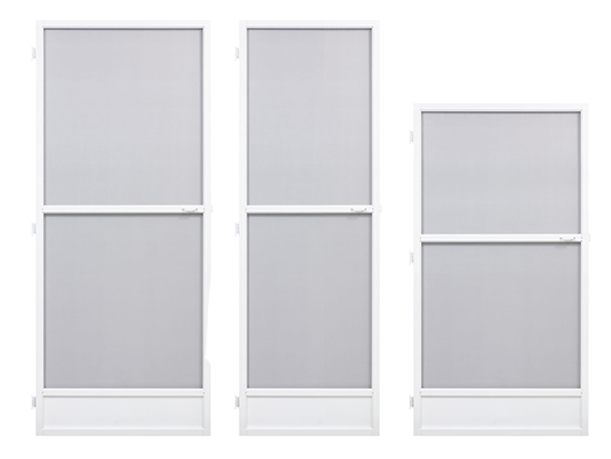 Możliwość dopasowania wymiarów moskitiery w kolorze białym