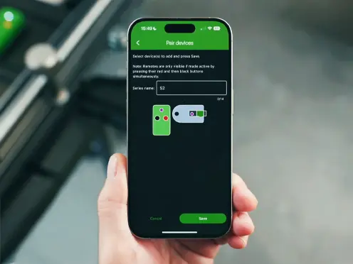 Aplikacja mobilna do konfiguracji sieci SHUTR Connect