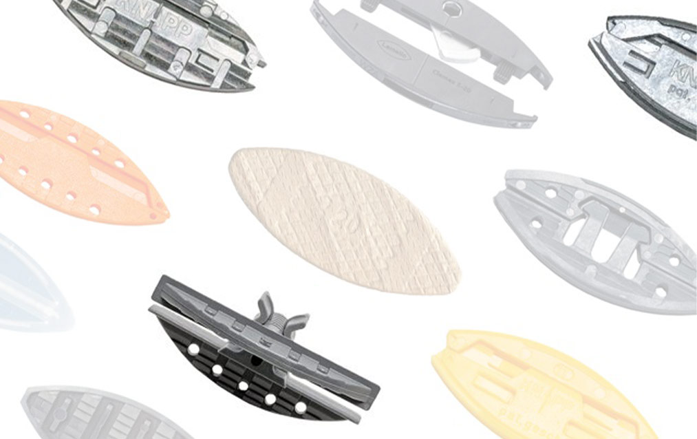 Zaawansowane złącza do lamelownicy KNAPP - SILVER, METAL i CLIPS do zadań specjalnych