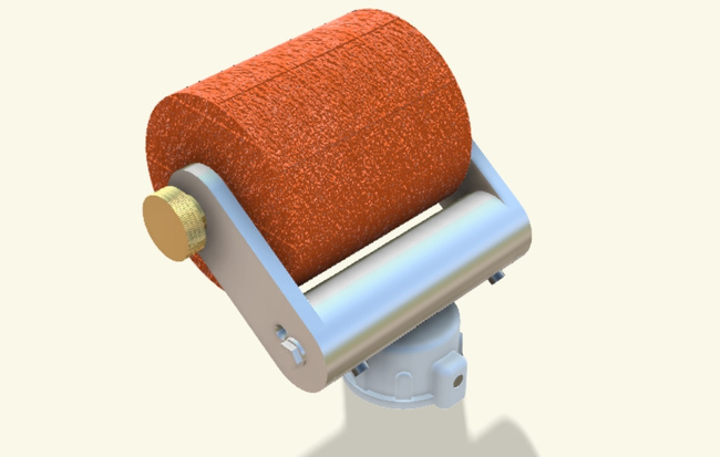 Dysza walcowa z wałkiem gąbczastym, szerokość 70 mm