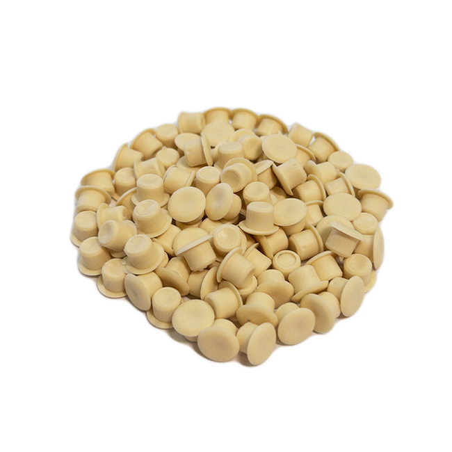 Zaślepki maskujące Clamex P Lamello ⌀6 mm 90° dąb/sosna RAL 1014 – 500 szt.