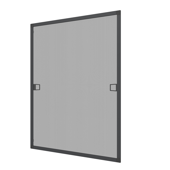 Moskitiera na okno ramowa antracyt 100x120 cm BASIC - zestaw