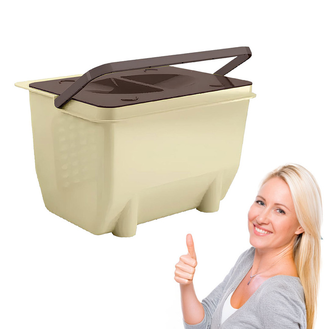 Pojemnik na odpady kuchenne BIO 5l z pokrywką Handy Mate