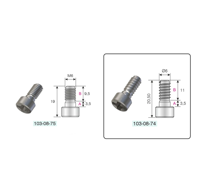 Śruba Euro ⌀6x11 mm PH3 do złącza QFIX