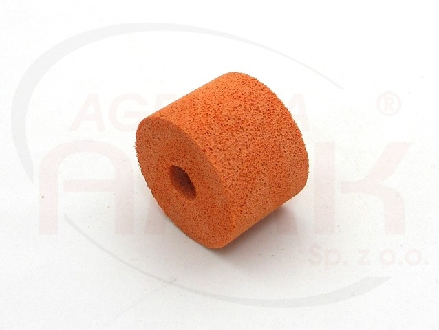 Wałek gąbczasty/pomarańczowy, szerokość 45 mm