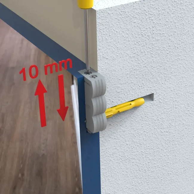 Złącze do wieszania, montażu paneli i ram DAMPER