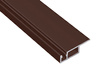 Profil aluminiowy do moskitiery okiennej A2 brązowy RAL 8014 - 3m