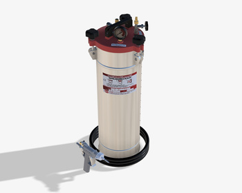 Nakładarka 18 kg do klejów PUR z pistoletem standardowym o zwiększonym przepływie i z rękojeścią sterowanym ręcznie