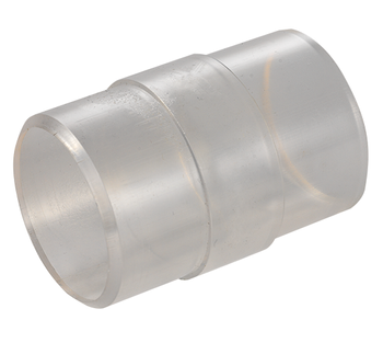 Łącznik przezroczysty do węży elastycznych ⌀ 2.5" - wewnętrzny