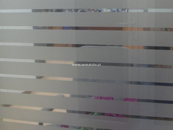 Folia matowa Amkafolie® biała (piaskowane szkło) szer. 1830 mm x 31,00 m - cena za rolkę