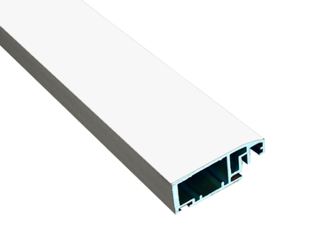 Profil aluminiowy A4 do moskitiery drzwiowej, ramowej biały RAL9016 - 3.2m