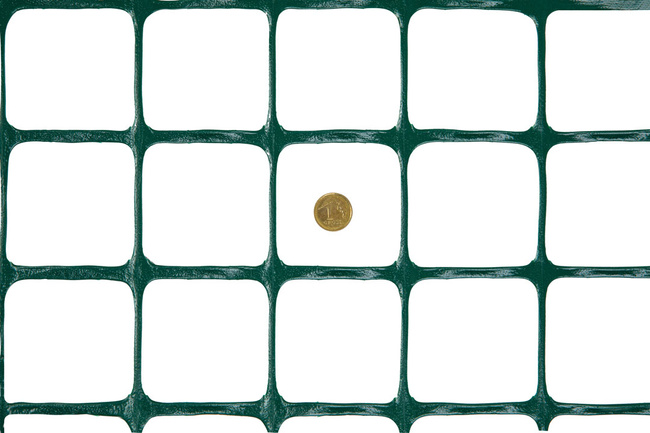 Siatka rabatowa, kontenerowa, ogrodzeniowa zielona szer. 50cm x 6m