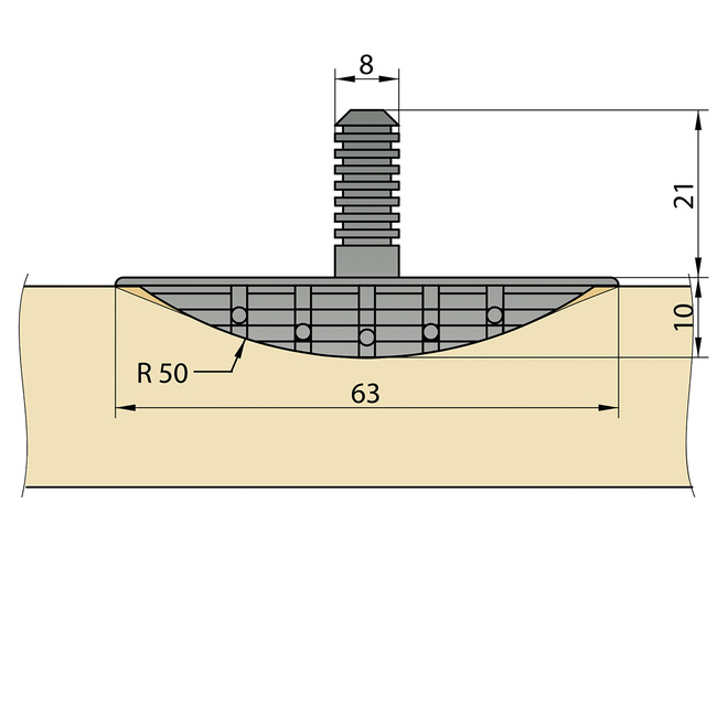 Złącze do maskownic CLIPS – 250 par