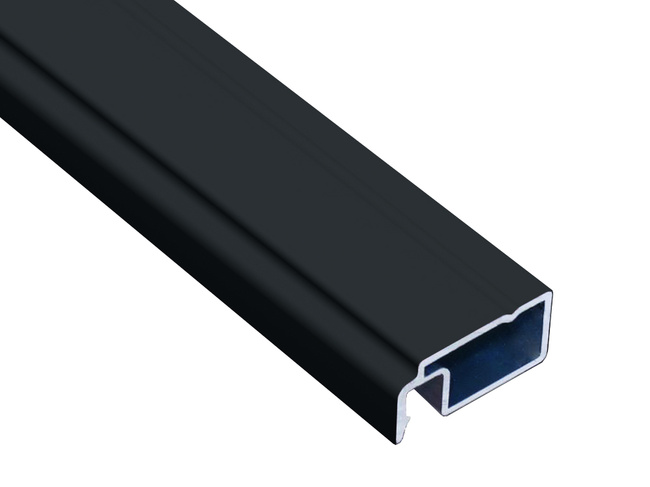 Profil aluminiowy do moskitiery ramowej A1, antracyt RAL7016 - 3m