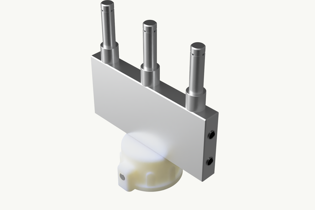Dysza do gniazd pod kołki ? 8 mm - potrójna