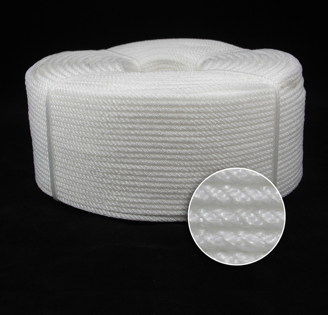 Lina polietylenowa kręcona ∅5mm biała