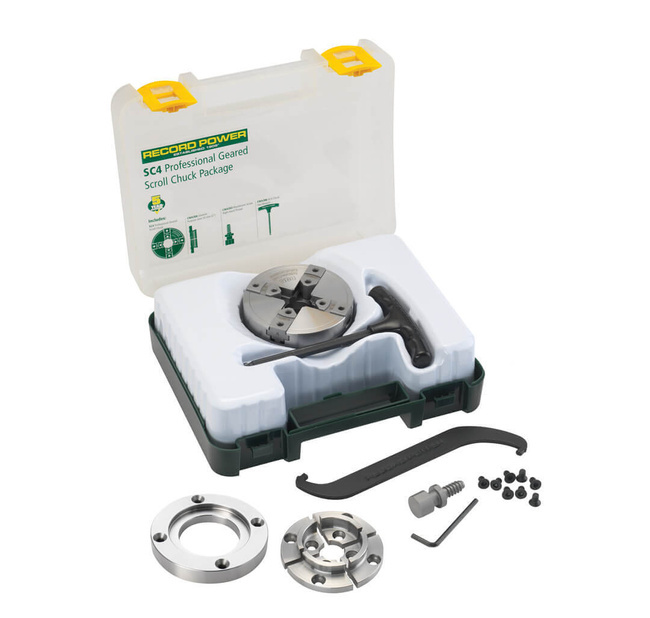 Tokarka do drewna Coronet Envoy Record Power + Uchwyt tokarski SC4 D100mm