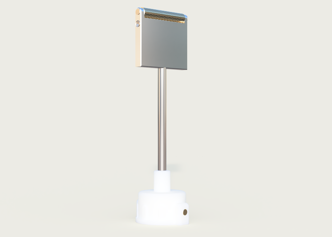 Dysza rolkowa do czopów, szerokość 40 mm, śr. rolki 7 mm