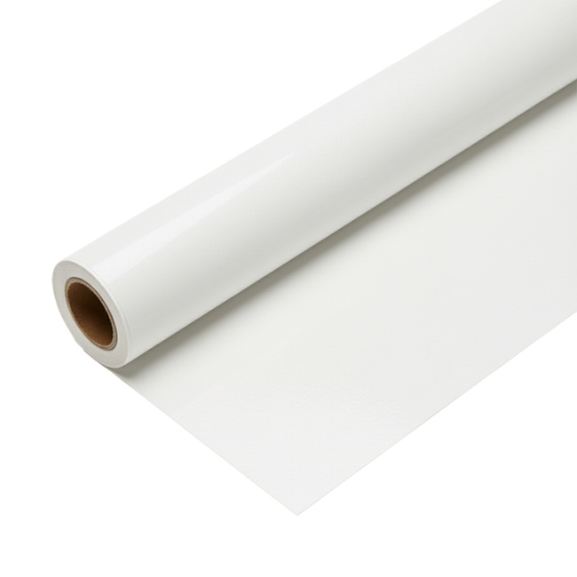 Folia matowa biała (piaskowane szkło) szer. 1524 mm x 31.00 mb