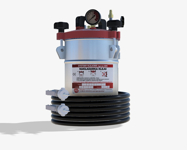 Nakładarka 5 kg do klejów PUR z pistoletem standardowym o zwiększonym przepływie sterowanym ręcznie