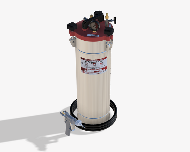 Nakładarka 18 kg do klejów PUR z pistoletem standardowym z rękojeścią sterowanym ręcznie