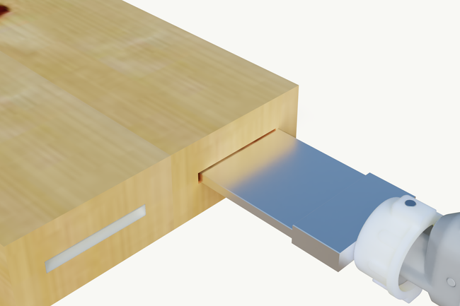 Dysza uniwersalna do czopów - dwustronna 50 x 5,5 x 100 mm