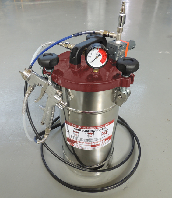 Nakładarka natryskowa do kleju lub lakieru 10 kg