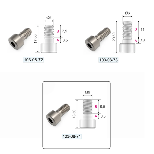 Śrubowe złącze meblowe QFIX do płyt od 16mm + śruba 6x11mm HEX
