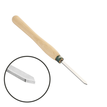 Dłuto tokarskie przecinak 3.5 mm (1/8"), trzonek 30.5 cm