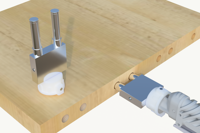 Dysza do gniazd pod kołki ? 12 mm - podwójna