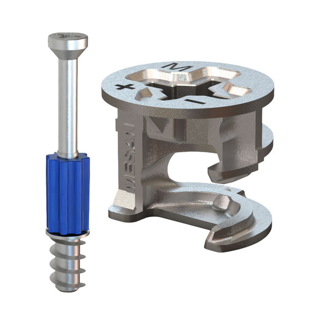 Złącze meblowe mimośrodowe PLUS Ø15x13.5 mm do płyt 18 mm - 100 kpl.