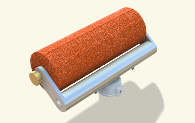 Dysza walcowa z wałkiem gąbczastym, szerokość 180 mm