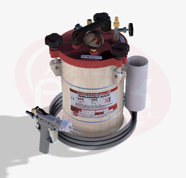 Zewnętrzny pojemnik na wodę/rozpuszczalnik