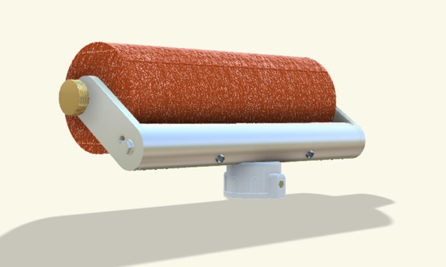 Dysza walcowa z wałkiem gąbczastym, szerokość 180 mm