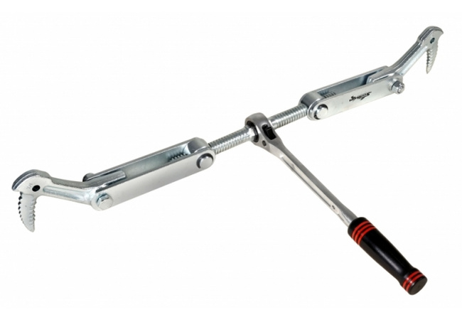 Zestaw dwóch ścisków ciesielskich w systenerze T-Loc