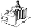 Szybkowymienny imak nożowy wielkość B Multifix BH 32130 (tokarki modele ZX)