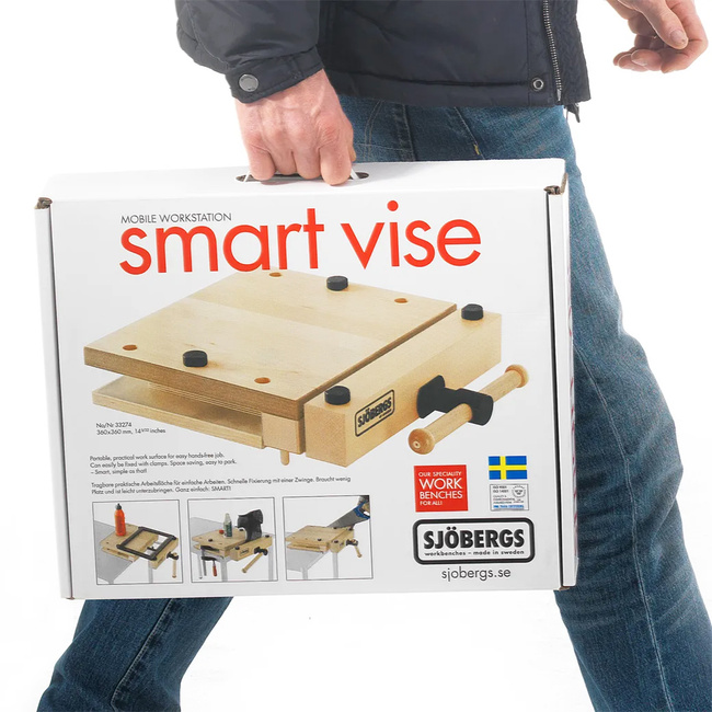 Imadło stolarskie mobilne, przenośne SMART VISE Sjöbergs