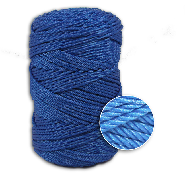 Linka polietylenowa kręcona ∅3.5mm niebieska