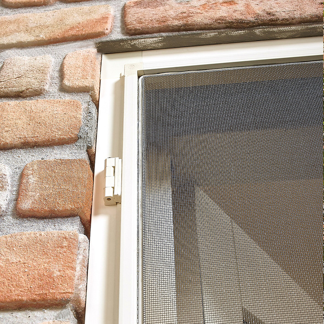 Moskitiera drzwiowa ramowa biała 92x212 cm STANDARD - zestaw