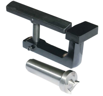 Podtrzymka noża tokarskiego do toczenia drewna plus kieł