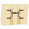 Wkręt do drewna 13 mm MODULAR 2055 do otworów ⌀5 mm