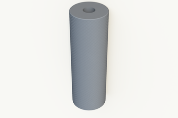 Wałek gumowy/szary, szerokość 180 mm