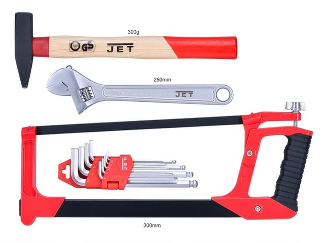 Walizka narzędziowa, 136 elementów Universal JET