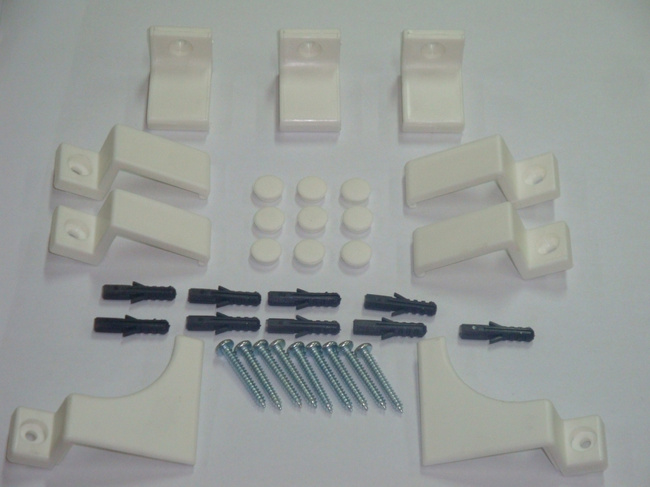 Zestaw do montażu na okno dachowe, biały