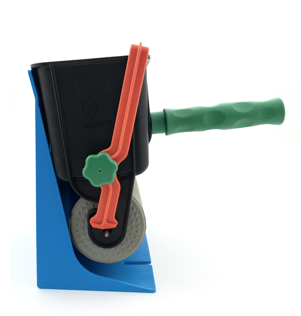 Nakładarka kleju ręczna z wałkiem gumowym, szerokość 150 mm, z podstawą