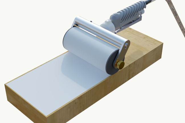 Dysza walcowa z wałkiem gumowym, szerokość 150 mm