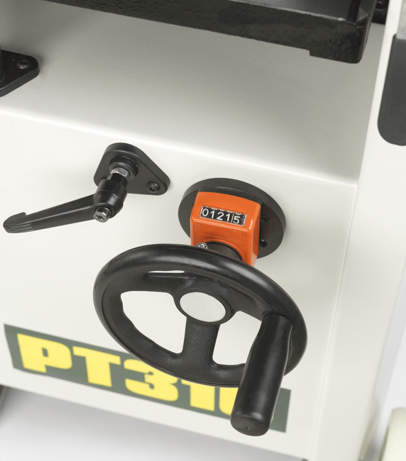 Wyrówniarko grubościówka z wałem spiralnym PT310 z podstawą jezdną